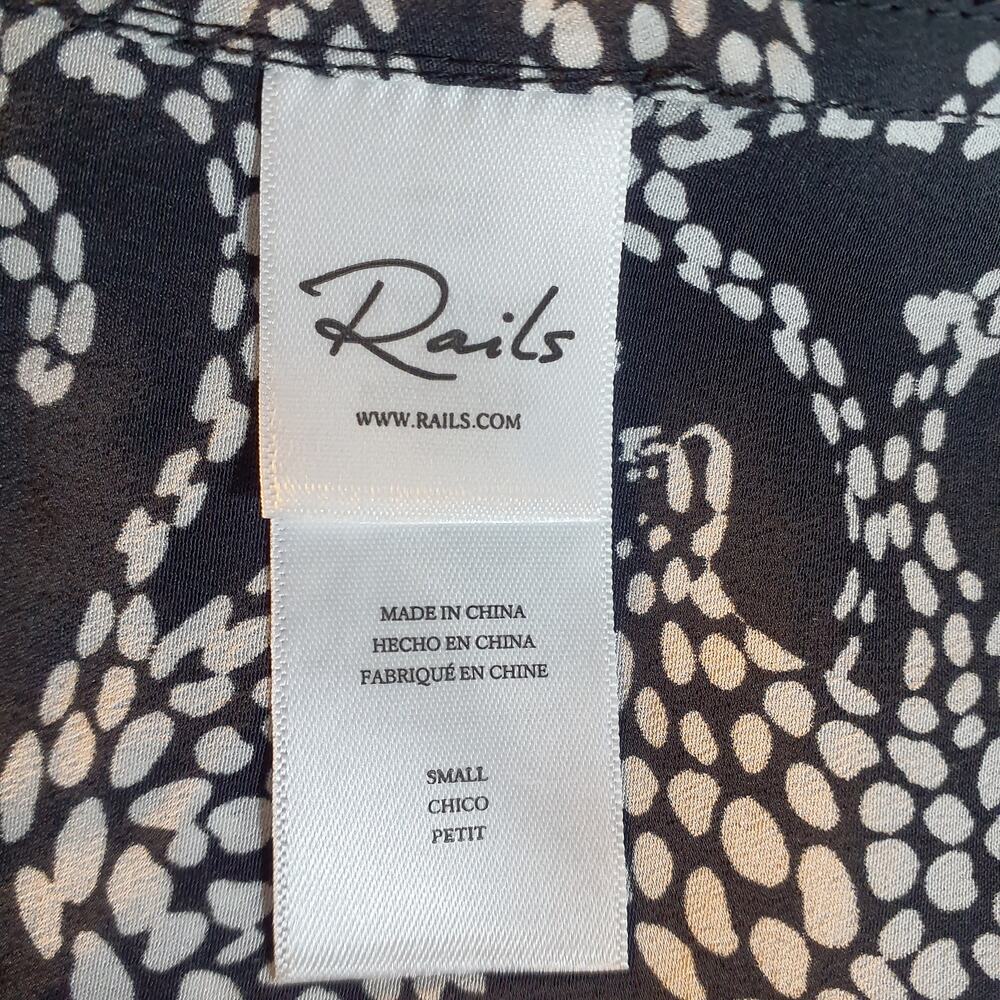 Rails Monochrome Patterned Blouse - image 3